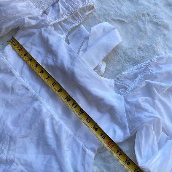 Alice + Olivia Rowen tiered tie back cotton/silk blend dress - Picture 12 of 12